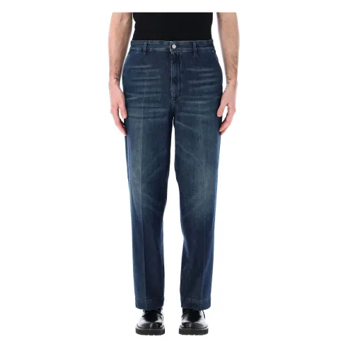 Valentino Garavani , Mens Clothing Jeans Blue Ss24 ,Blue male, Sizes: