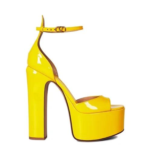 Valentino Garavani Platform Sandals - Yellow