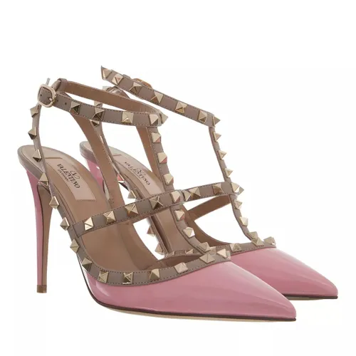 Valentino Garavani Pumps & High Heels - Ankle Strap Rockstud - beige - Pumps & High Heels for ladies