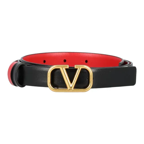 Valentino Garavani , Reversible Vlogo Signature Belt ,Black female, Sizes: