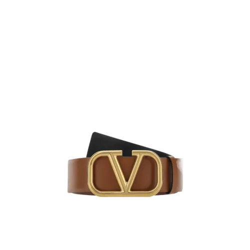 Valentino Garavani , Reversible VLogo Signature Belt ,Brown male, Sizes: