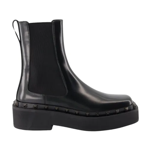 Valentino Garavani , Rockstud M-Way Boots ,Black female, Sizes: