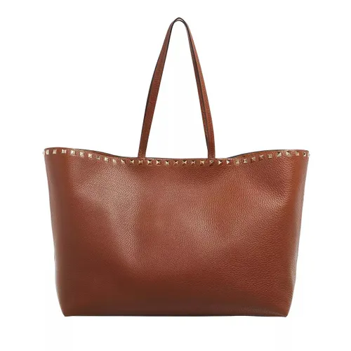 Valentino Garavani Shopping Bags - Shopper Rockstud - brown - Shopping Bags for ladies