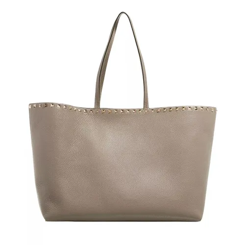 Valentino Garavani Shopping Bags - Shopper Rockstud - taupe - Shopping Bags for ladies