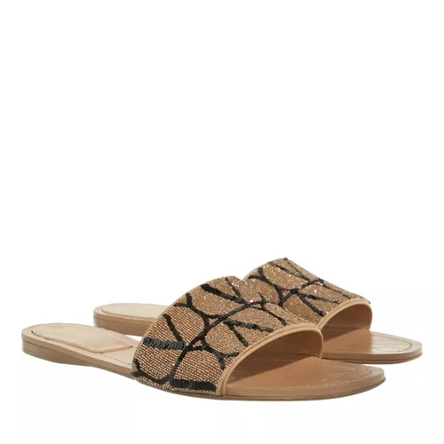 Valentino Garavani Slipper & Mules - Toile Iconographe Sandals - beige - Slipper & Mules for ladies