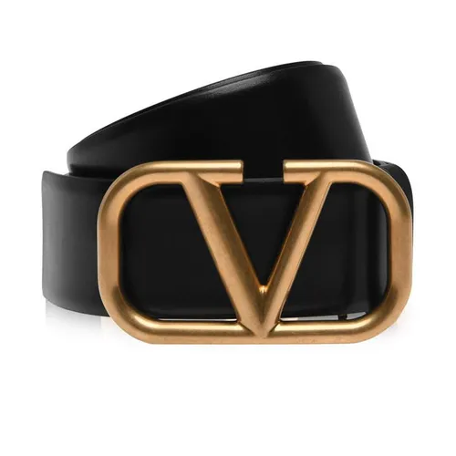 Valentino Garavani V Logo Signature Belt - Black