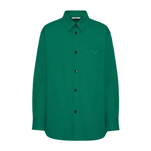 Valentino Garavani , Valentino Garavani Shirts Green ,Green male, Sizes: