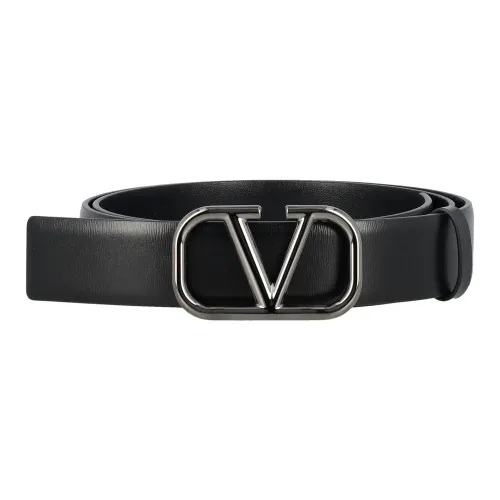 Valentino Garavani , VLogo Signature Belt ,Black male, Sizes: