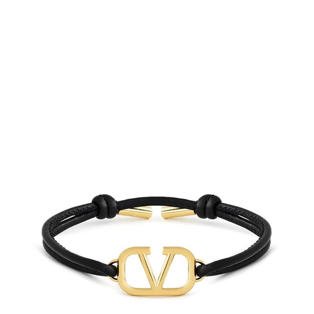 VALENTINO GARAVANI Vlogo Signature Cord Bracelet - Black