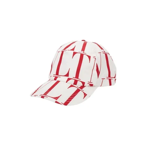 Valentino Garavani , Vltn Times Nylon Baseball Hat In White ,Red male, Sizes: