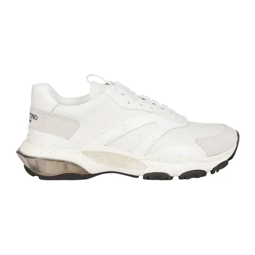 Valentino Garavani , White Leather Sneakers Ss21 ,White male, Sizes: