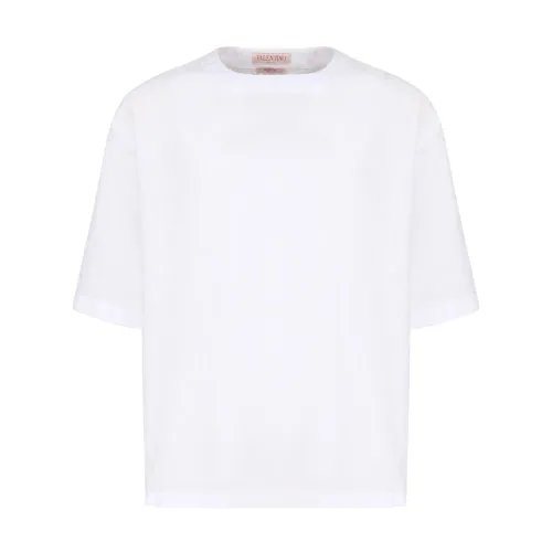 Valentino Garavani , White T-shirts and Polos with Toile Iconographe motif ,White male, Sizes: