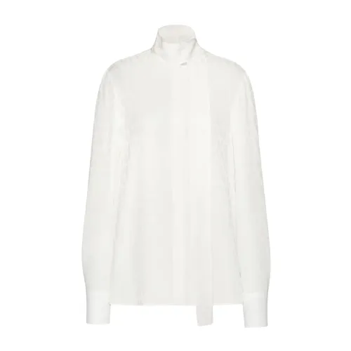 Valentino Garavani , Women39 Clothing Shirts White Aw23 ,White female, Sizes: