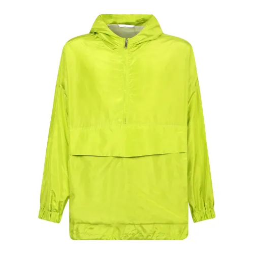 Valentino , Hooded Coat ,Green male, Sizes: