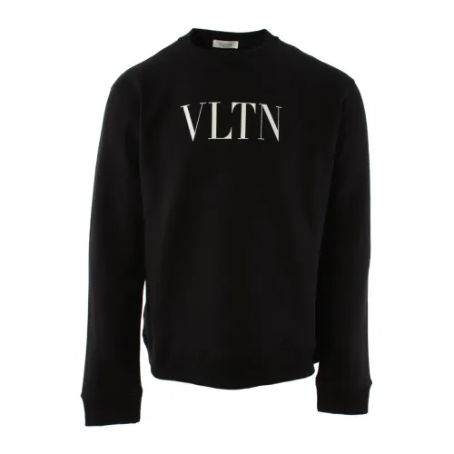 Valentino , Mens Black Vltn Sweater ,Black male, Sizes: