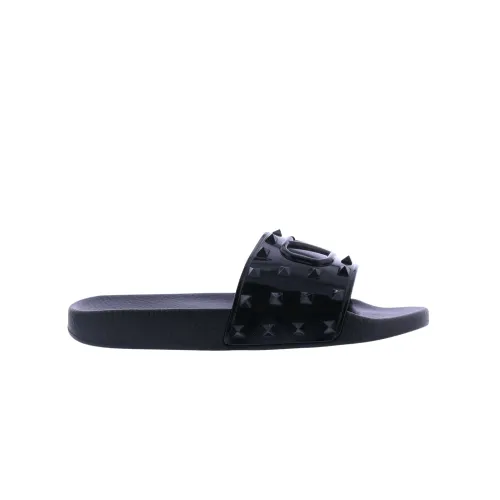Valentino , Mens Slide Sandals ,Black male, Sizes: