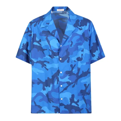 Valentino , Shirt ,Blue male, Sizes: