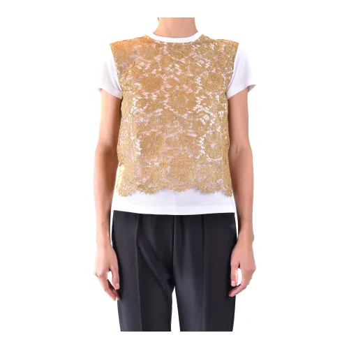 Valentino , Short sleeve T-shirts ,White female, Sizes: