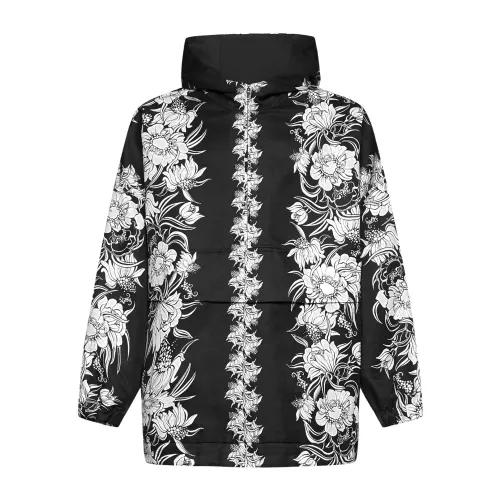 Valentino , Street Flowers Daisyland Jacket ,Black male, Sizes: