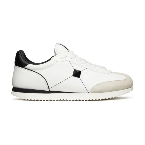 Valentino , Stud Around Low-Top Sneakers ,White male, Sizes: