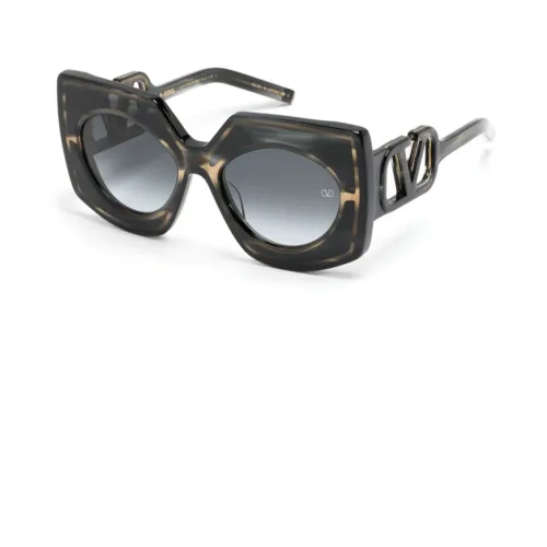 Valentino , Vls127 A Sunglasses ,Black female, Sizes: ONE