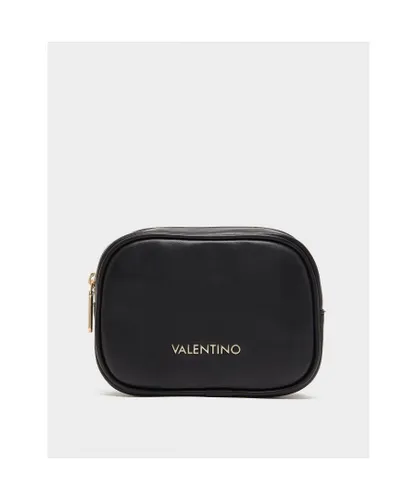 Valentino Womens Accessories Lemonade Beauty Bag in Black Faux Leather - One Size