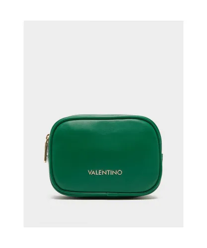 Valentino Womens Accessories Lemonade Beauty Bag in Green Faux Leather - One Size