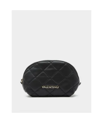 Valentino Womens Accessories Ocarina Beauty Bag in Black Faux Leather - One Size