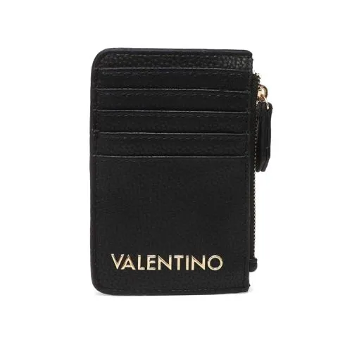 Valentino Womens Black Brixton Credit Card Case