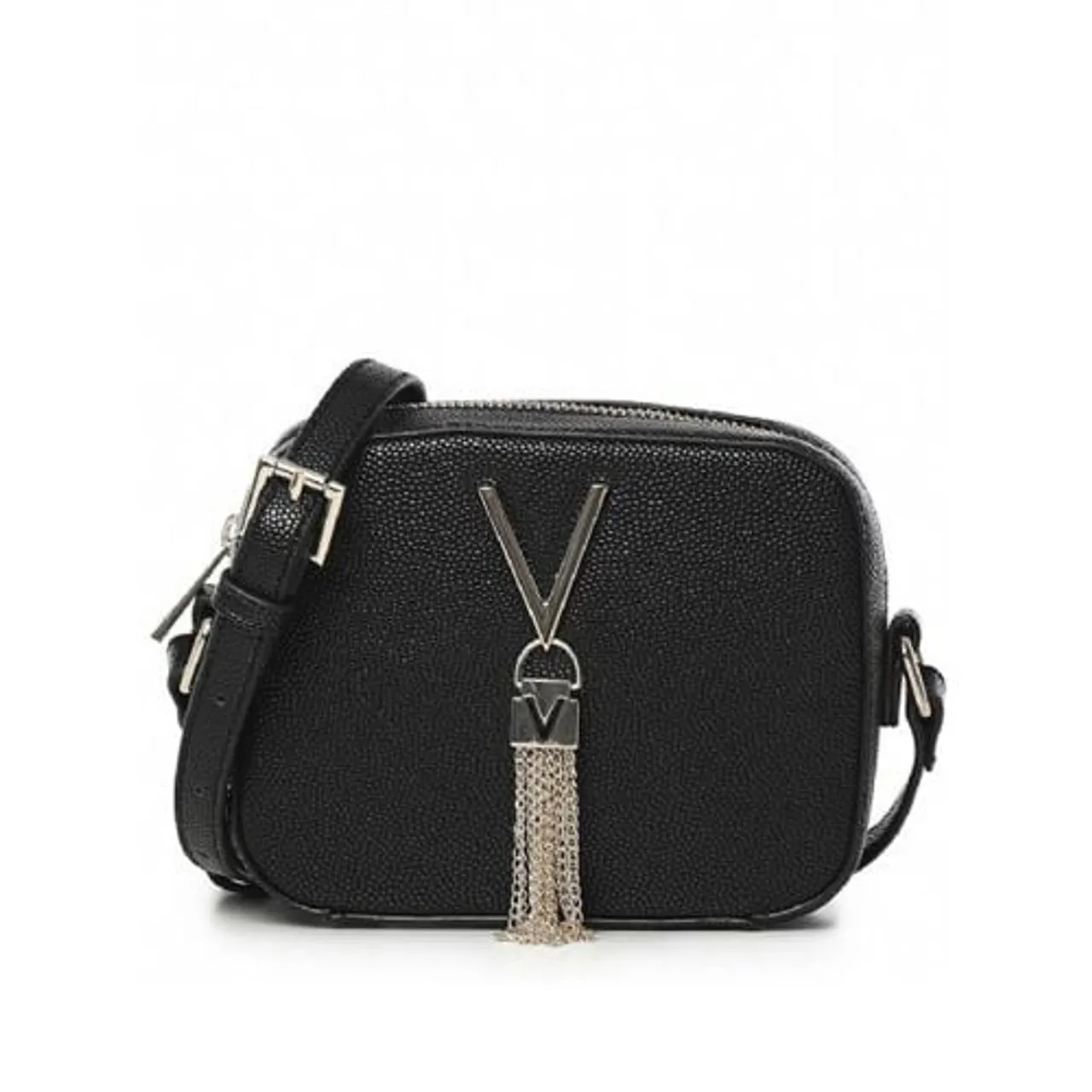 Valentino Womens Black Gold Divina Camera Bag