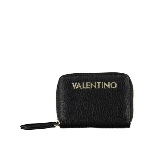Valentino Womens Black Special Martu Zip Around Purse