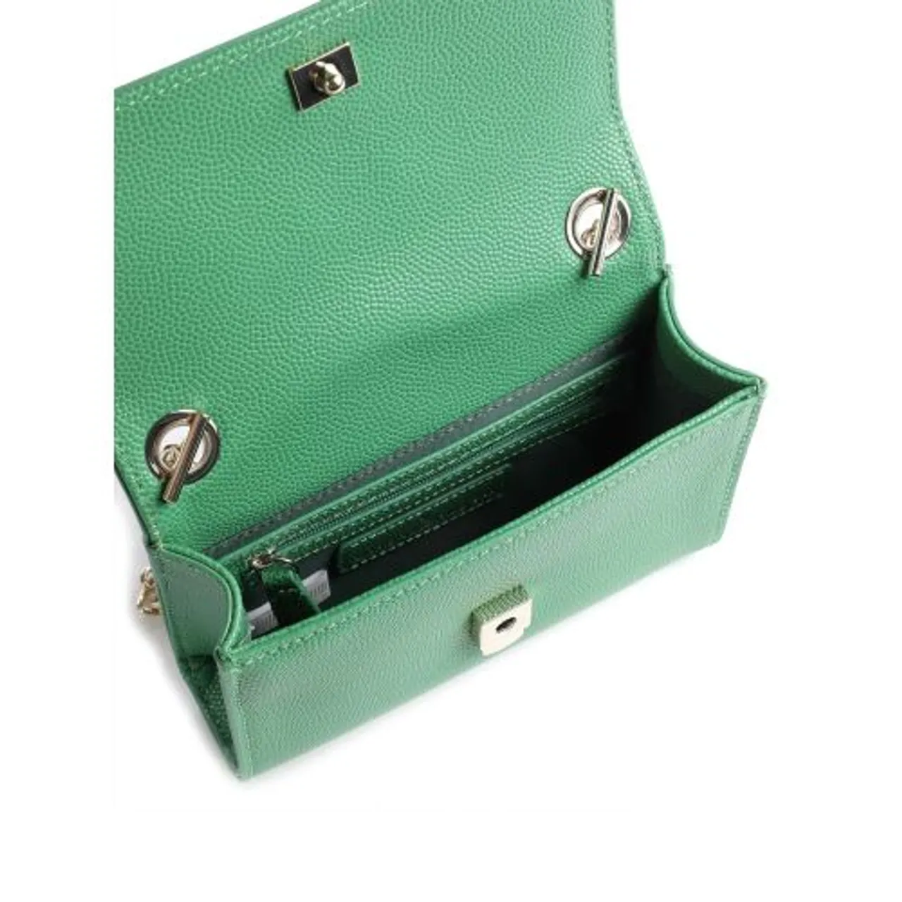 Valentino Womens Green Divina Pochette Bag
