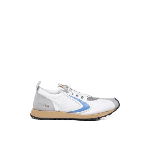 Valsport 1920 , Italian Sneakers with Nylon and Suede Trim ,White male, Sizes:
