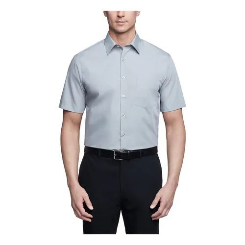 Van Heusen Men's Short Sleeve Dress Shirt Regular Fit