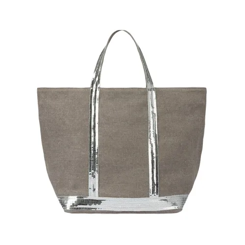 Vanessa Bruno , Medium sand and glitter cabs bag ,Gray female, Sizes: ONE SIZE