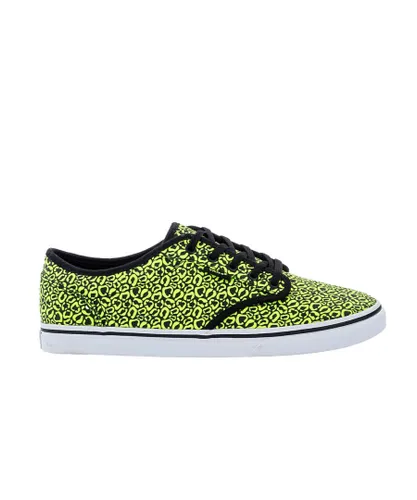 Vans Atwood Low Lace-Up Yellow Canvas Womens Plimsolls NJO7IJ