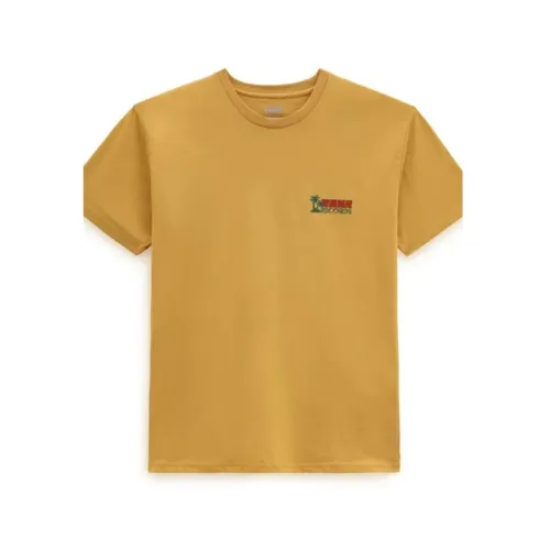 Vans , Basic T-Shirt ,Yellow male, Sizes: