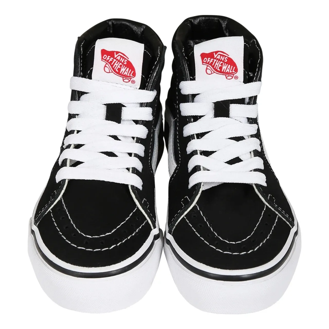 Vans , Black High-Top Sneakers with Waffle Sole ,Black unisex, Sizes: