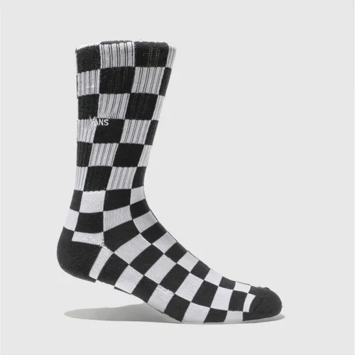 Vans Black & White Checkerboard Ii Crew Sock