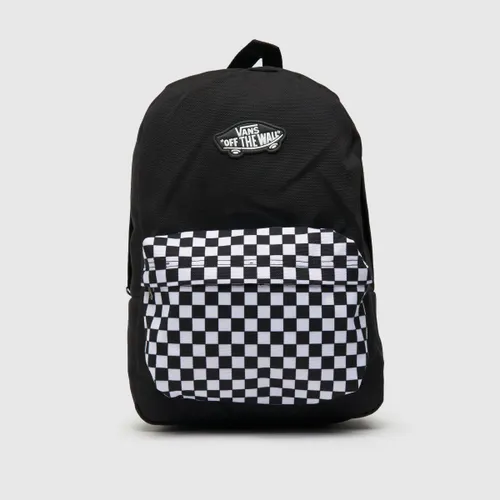 Vans Black & White New Skool Backpack, Size: One Size