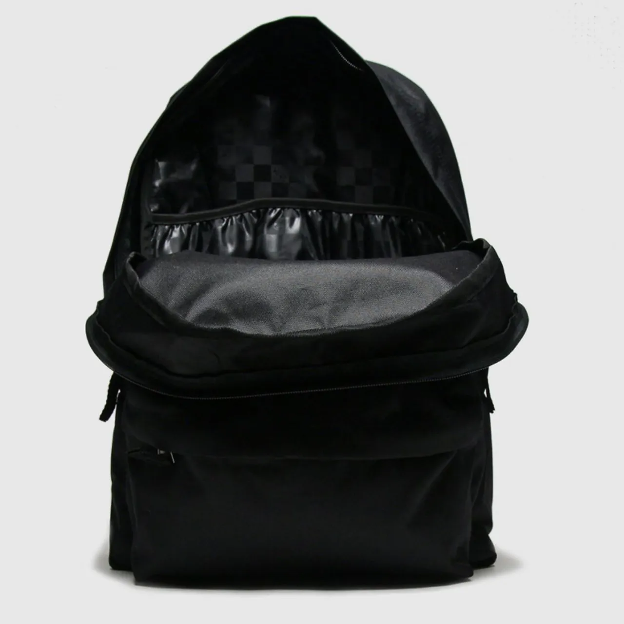 Vans Black & White Realm Backpack, Size: One Size