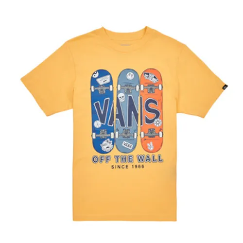 Vans  BOARDVIEW SS  boys's Children's T shirt in Yellow