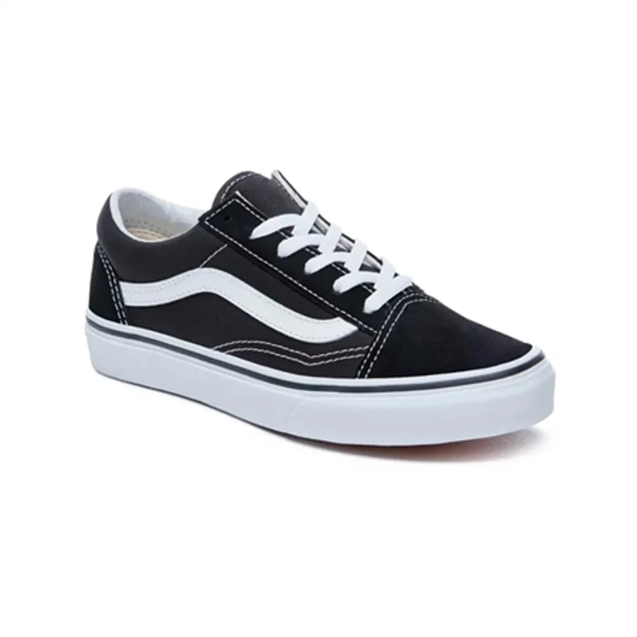 Vans Boys Old Skool Shoe - Black & White - KIDS 10 (EU 27)