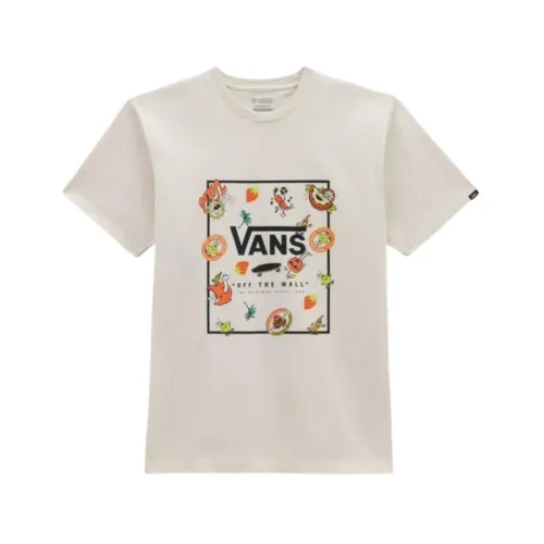 Vans , Classic Print T-Shirt ,Beige male, Sizes: