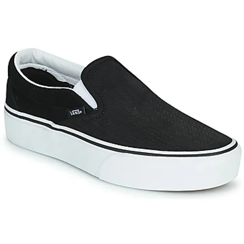 Vans  Classic Slip-On Platform  women's Slip-ons (Shoes) in Black