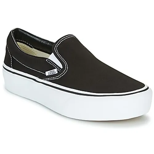 Vans  Classic Slip-On Platform  women's Slip-ons (Shoes) in Black