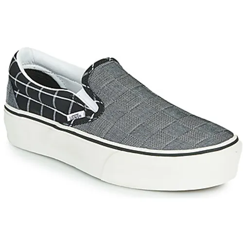 Vans  CLASSIC SLIP-ON PLATFORM  women's Slip-ons (Shoes) in Grey