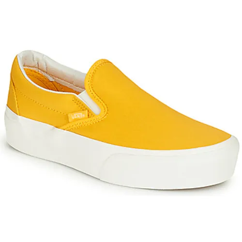 Vans  Classic Slip-On Platform  women's Slip-ons (Shoes) in Yellow