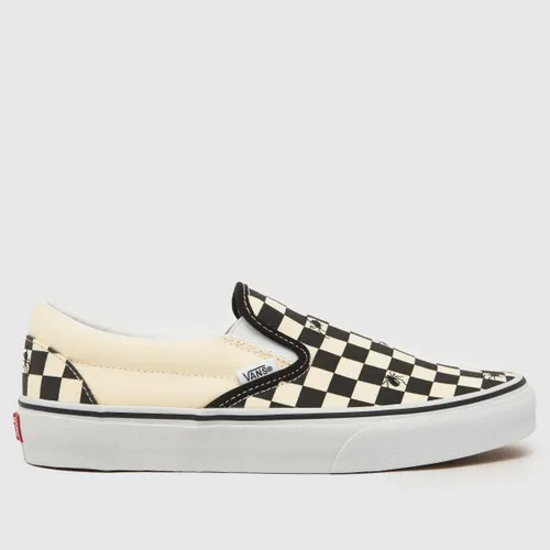 Vans Classic Slip-on Spider Trainers In Black & White