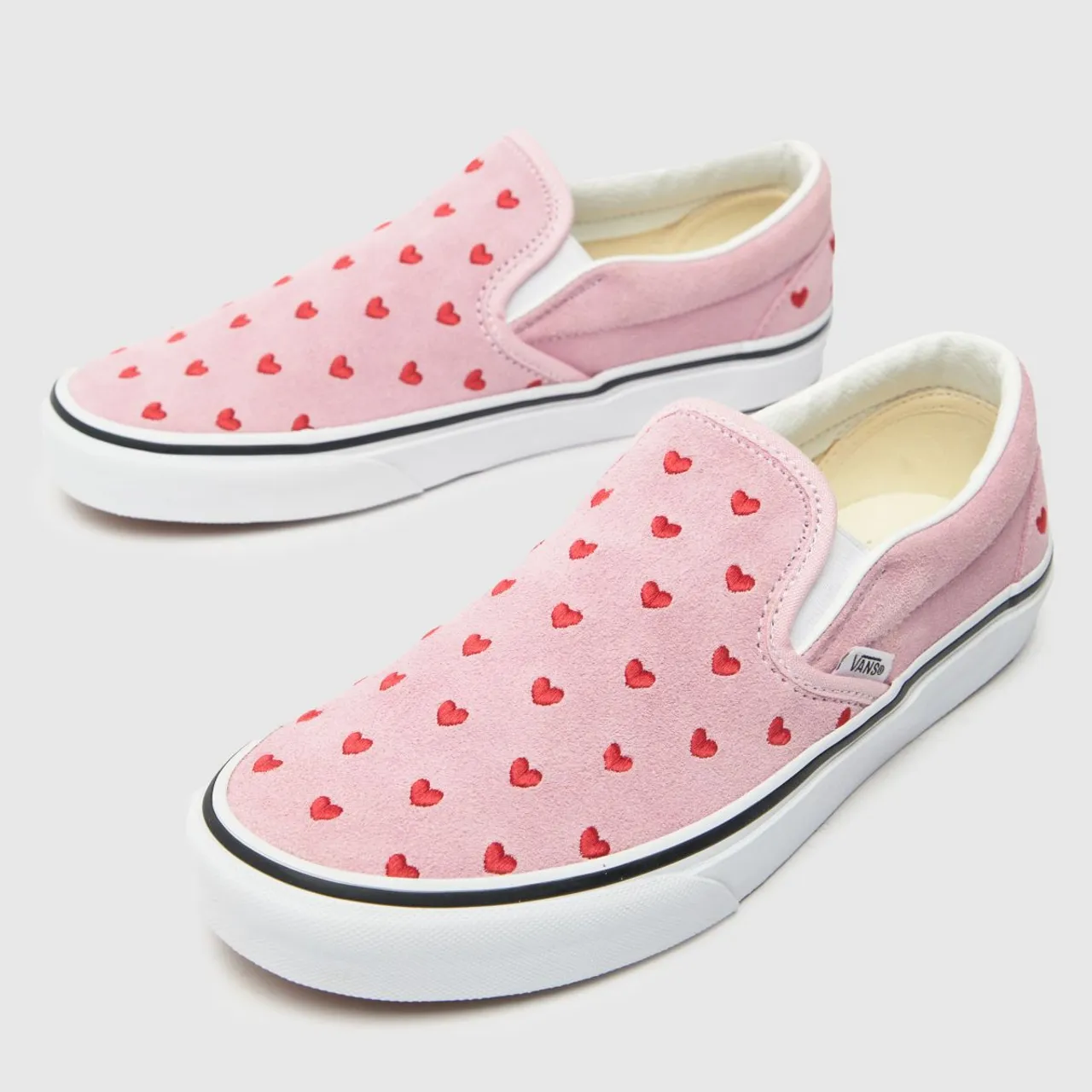 Vans Classic Slip On Trainers In Pink